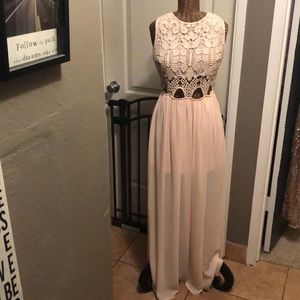 Light pink maxi